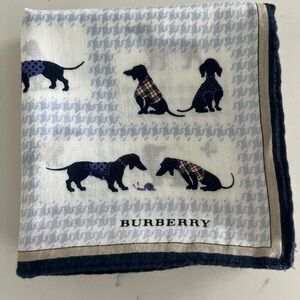 Burberry handkerchief dashunds dogs